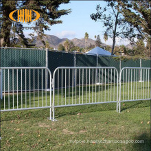 Steel rental crowd control metal barricade